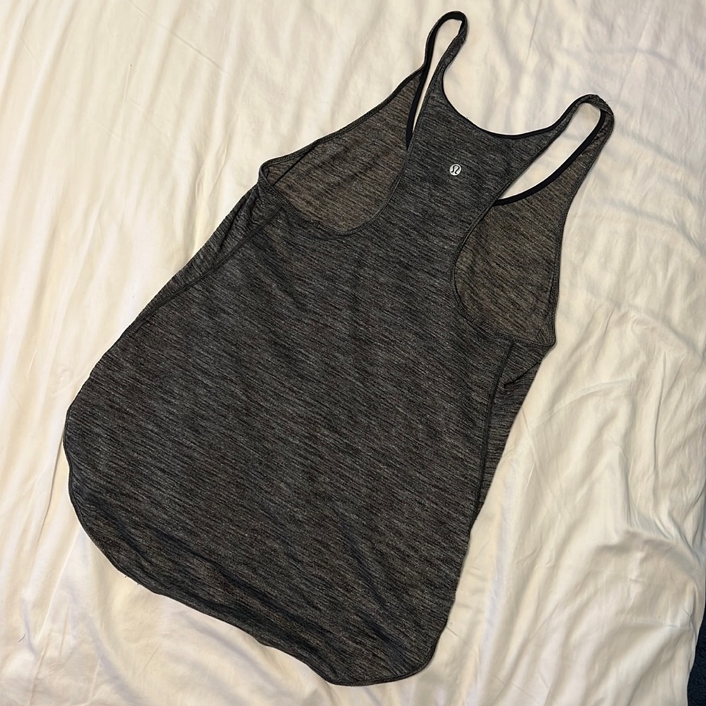 Lululemon heather gray workout tank